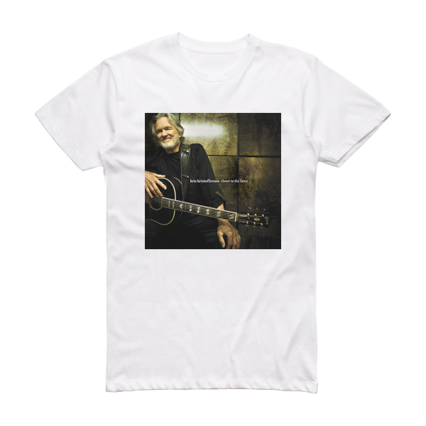 Kris Kristofferson Closer To The Bone Album Cover T-Shirt White