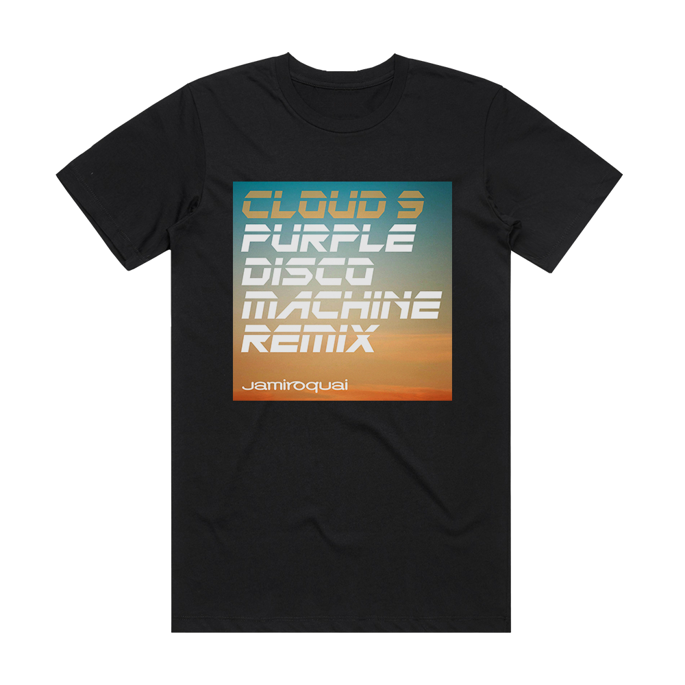 Jamiroquai Cloud 9 Purple Disco Machine Remix Album Cover T-Shirt Black ...