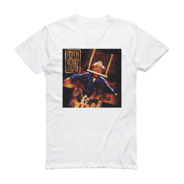 Our Lady Peace Clumsy Album Cover T-Shirt White