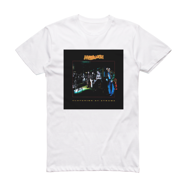 Marillion Clutching At Straws 1 Album Cover T-Shirt White