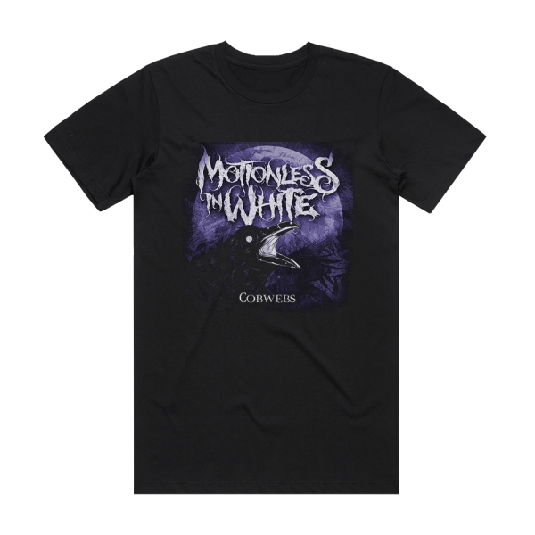 Motionless In White Cobwebs Album Cover T-Shirt Black