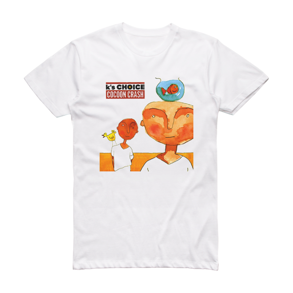 Ks Choice Cocoon Crash Album Cover T-Shirt White
