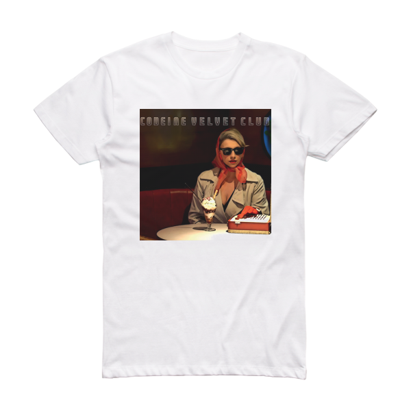 Codeine Velvet Club Codeine Velvet Club Album Cover T-Shirt White