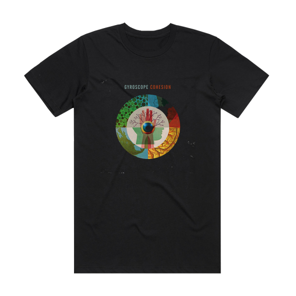 Gyroscope Cohesion Album Cover T-Shirt Black