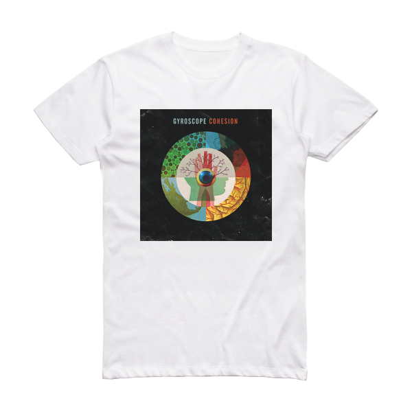 Gyroscope Cohesion Album Cover T-Shirt White