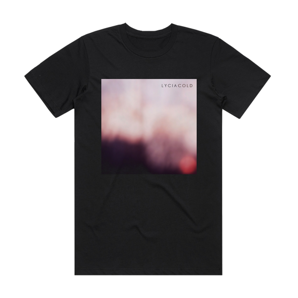 Lycia Cold Album Cover T-Shirt Black