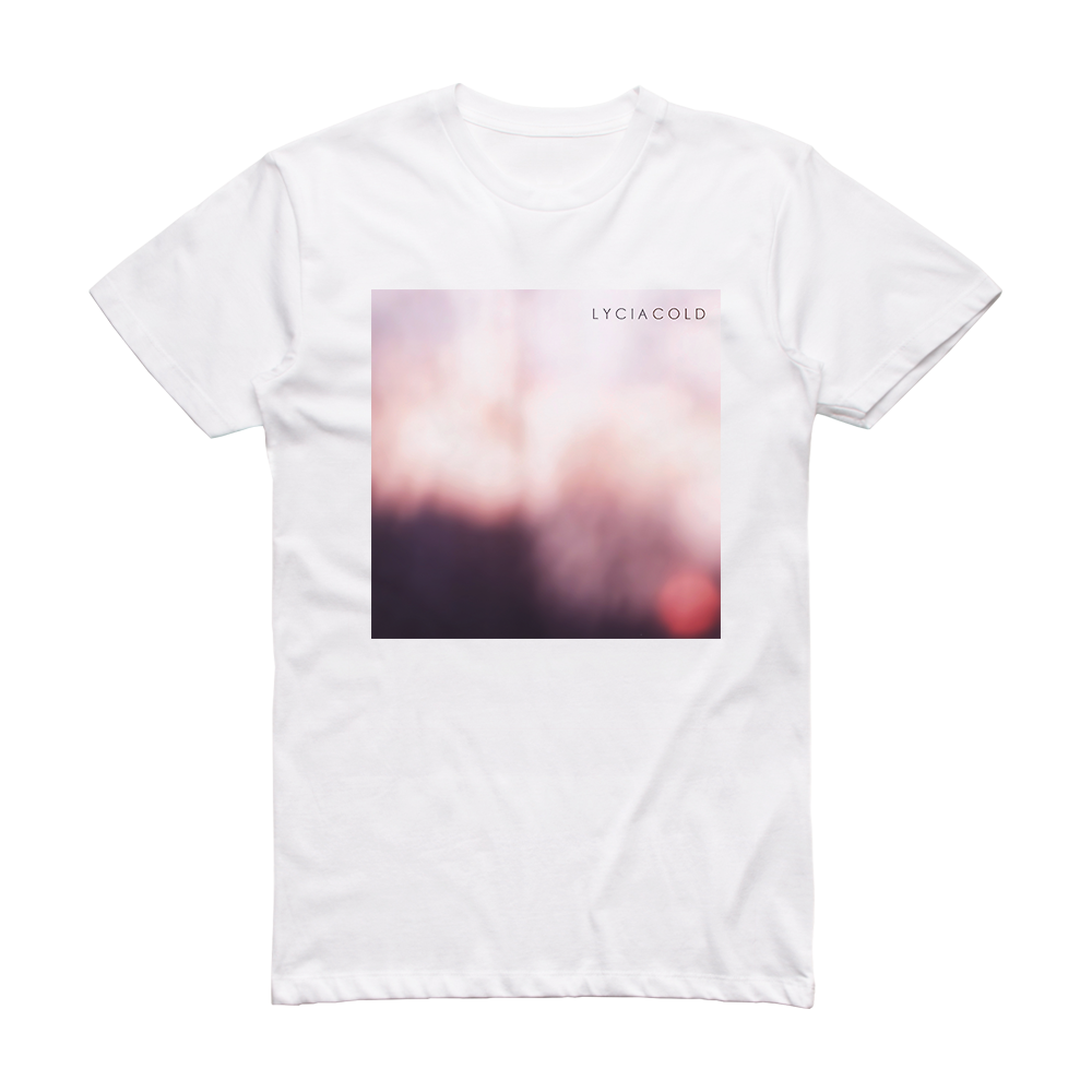 Lycia Cold Album Cover T-Shirt White – ALBUM COVER T-SHIRTS