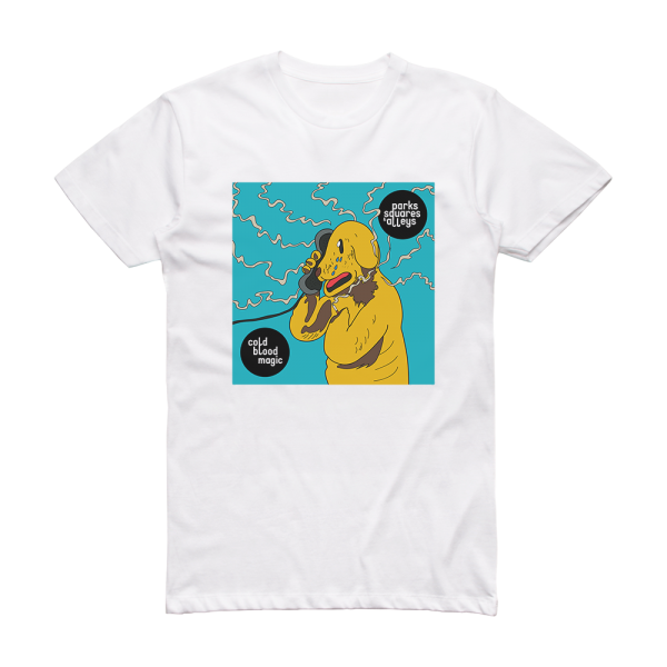 Parks Squares and Alleys Cold Blood Magic Album Cover T-Shirt White