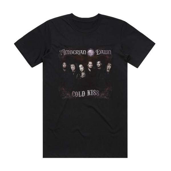 Amberian Dawn Cold Kiss Album Cover T-Shirt Black