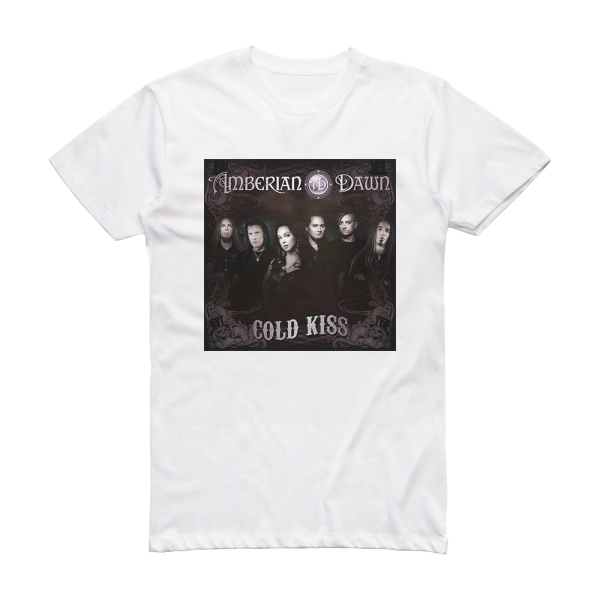 Amberian Dawn Cold Kiss Album Cover T-Shirt White