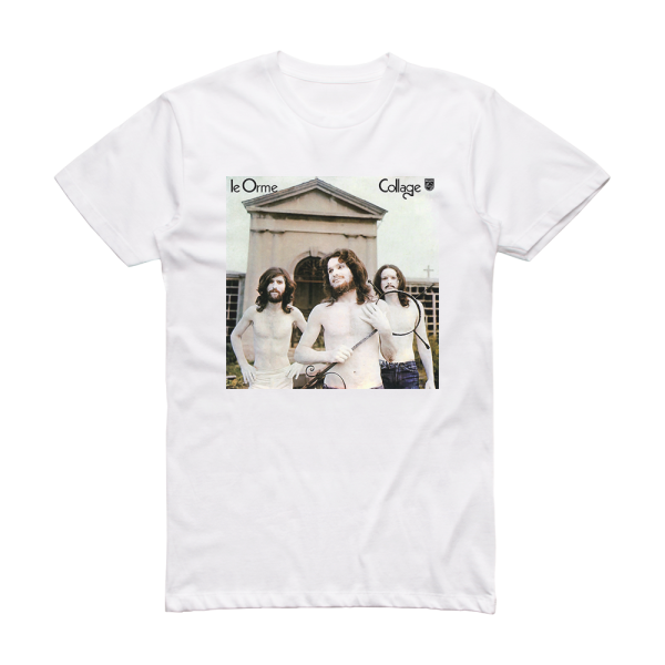 Le Orme Collage Album Cover T-Shirt White