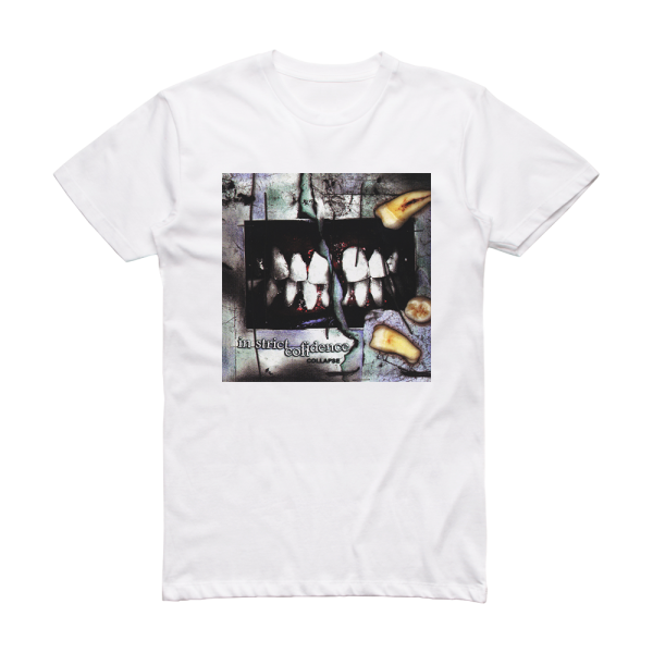 In Strict Confidence Collapse Album Cover T-Shirt White