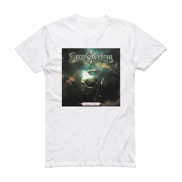 Graveworm Collateral Defect Album Cover T-Shirt White