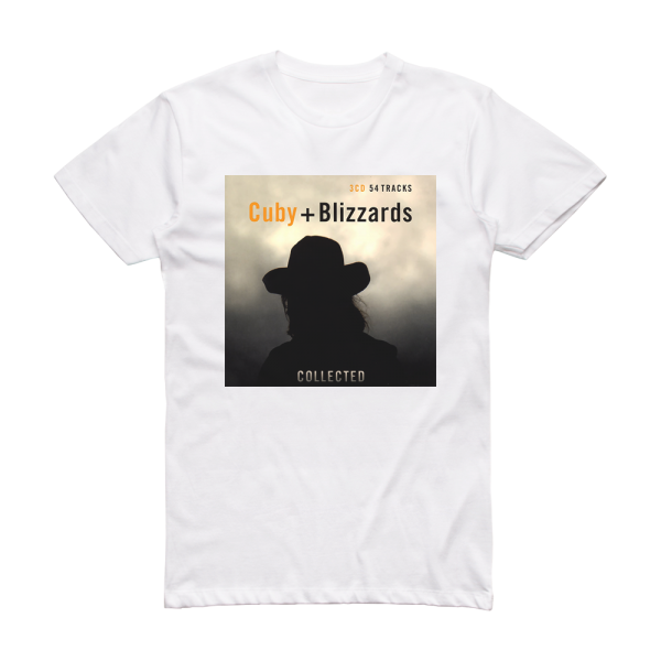 Cuby Plus Blizzards Collected 1 Album Cover T-Shirt White