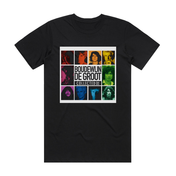 Boudewijn de Groot Collected Album Cover T-Shirt Black