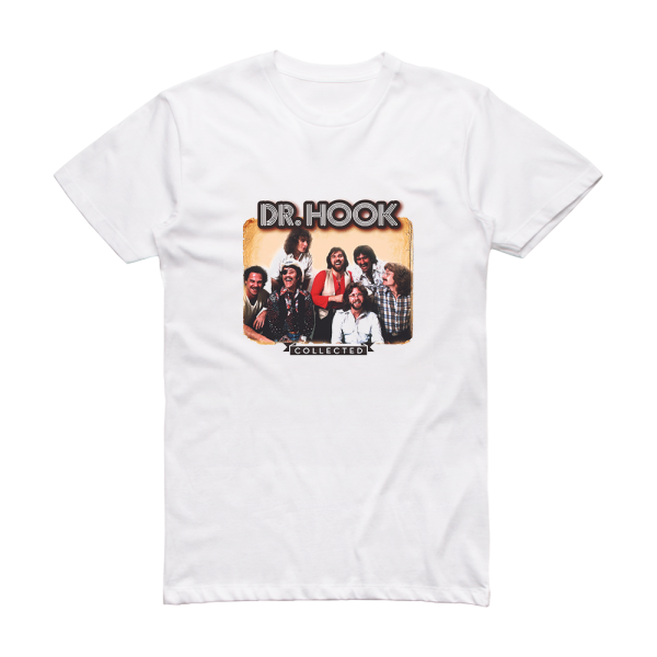 Dr Hook Collected Album Cover T-Shirt White