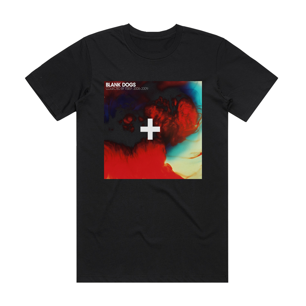 Blank Dogs Collected By Itself 2006 2009 Album Cover T-Shirt Black