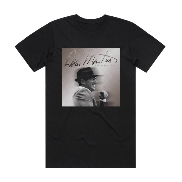 Dean Martin Collected Cool Album Cover T-Shirt Black