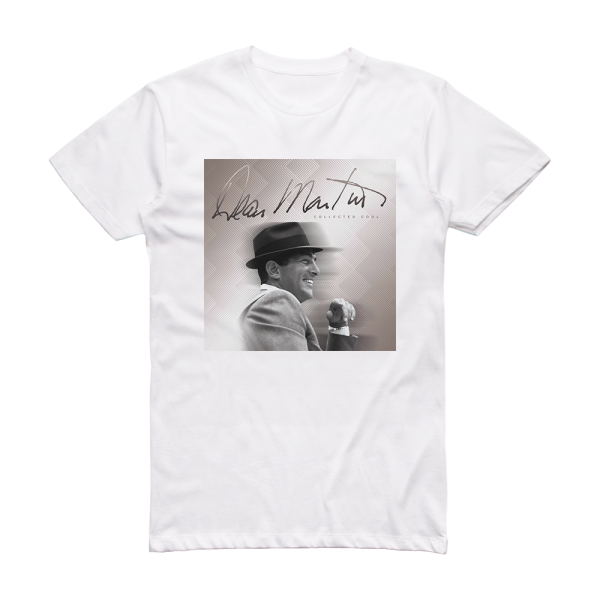 Dean Martin Collected Cool Album Cover T-Shirt White