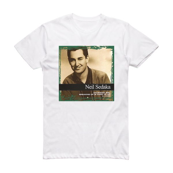 Neil Sedaka Collections Album Cover T-Shirt White