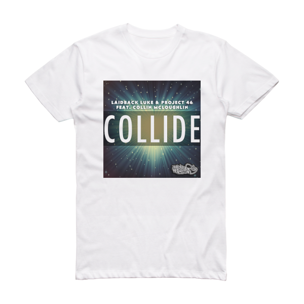 Laidback Luke Collide 1 Album Cover T-Shirt White