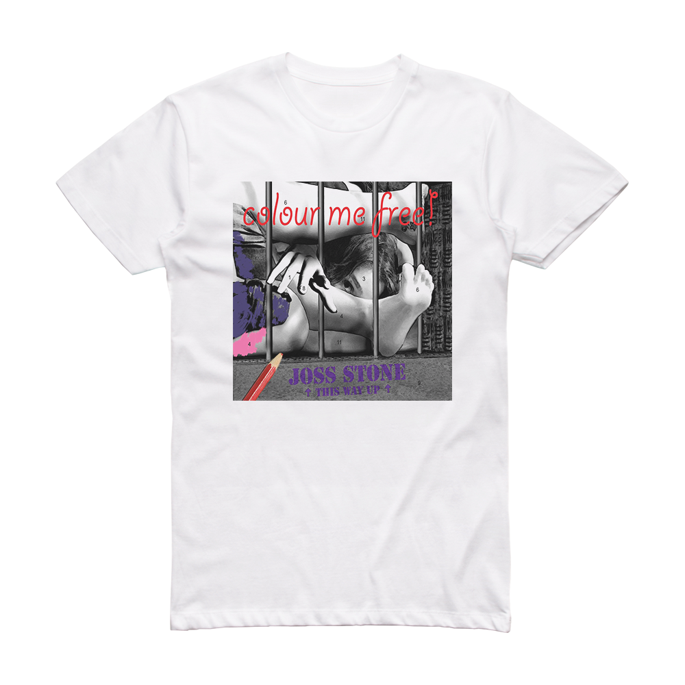 Joss Stone Colour Me Free Album Cover T-Shirt White – ALBUM COVER T-SHIRTS