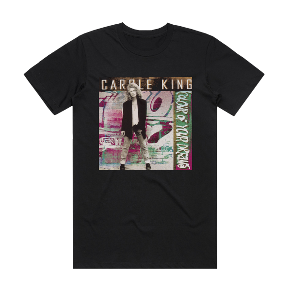 Carole King Colour Of Your Dreams Album Cover T-Shirt Black