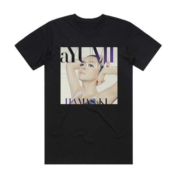 Ayumi Hamasaki Colours Album Cover T-Shirt Black