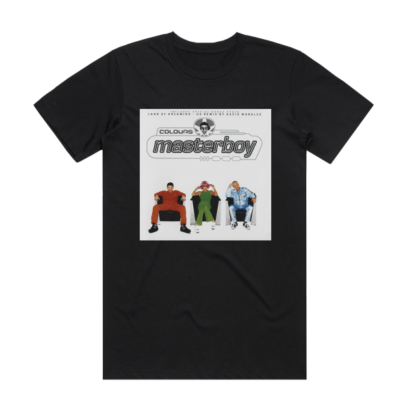 Masterboy Colours Album Cover T-Shirt Black