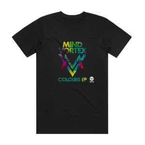 Mind Vortex Colours Ep Album Cover T-Shirt Black