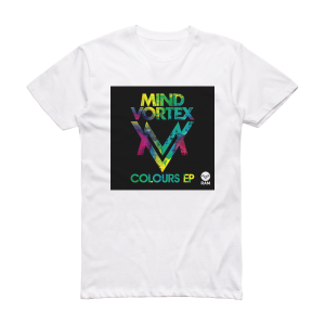Mind Vortex Colours Ep Album Cover T-Shirt White