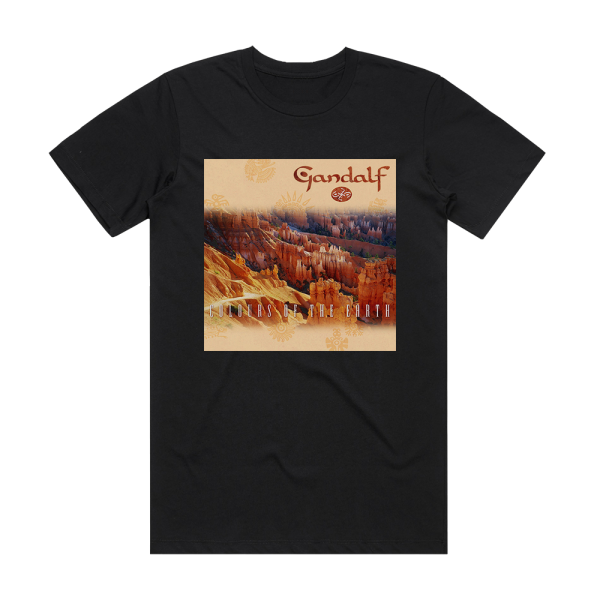 Gandalf Colours Of The Earth Album Cover T-Shirt Black