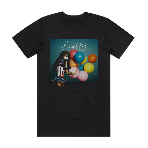 Aura Dione Columbine Album Cover T-Shirt Black