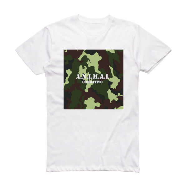 ANIMAL Combativo Album Cover T-Shirt White