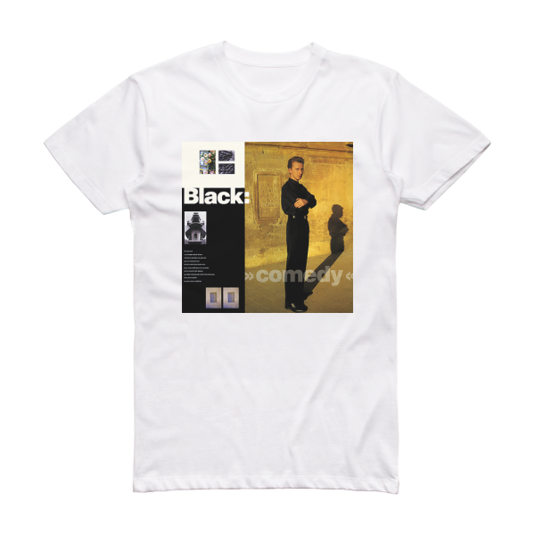 Black Comedy Album Cover T-Shirt White