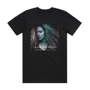 Cassandra Wilson Coming Forth By Day Album Cover T-Shirt Black
