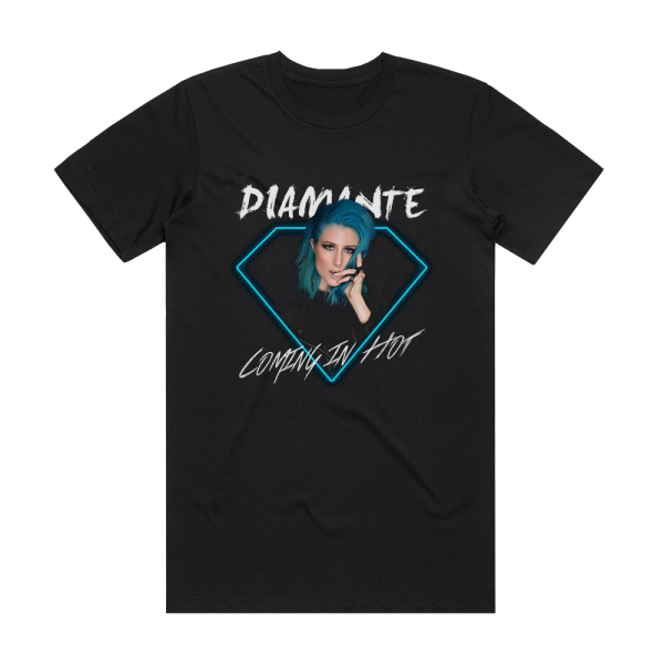 Diamante Coming In Hot 1 Album Cover T-Shirt Black