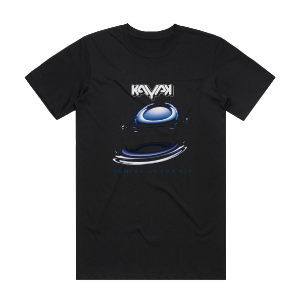 Kayak Coming Up For Air Album Cover T-Shirt Black