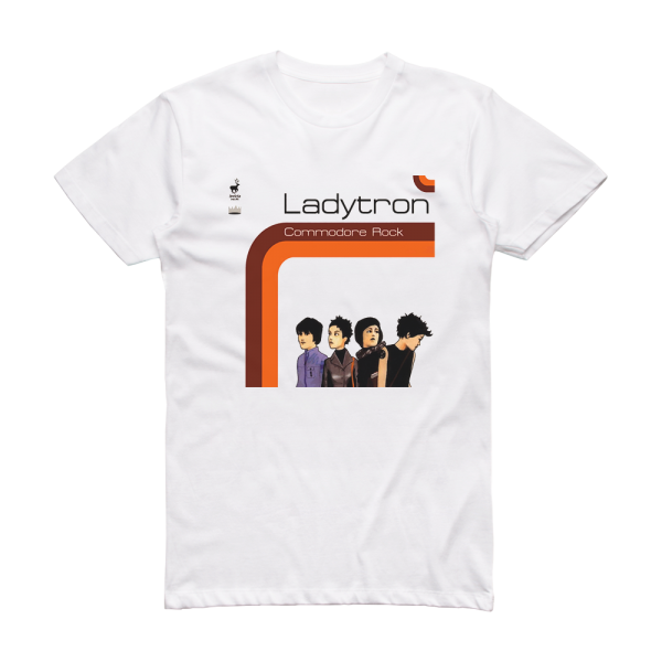 Ladytron Commodore Rock Album Cover T-Shirt White