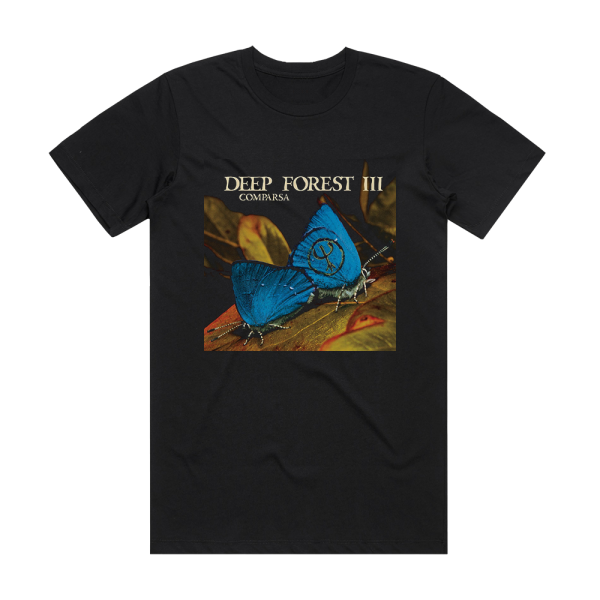 Deep Forest Comparsa Bonus Disc Album Cover T-Shirt Black