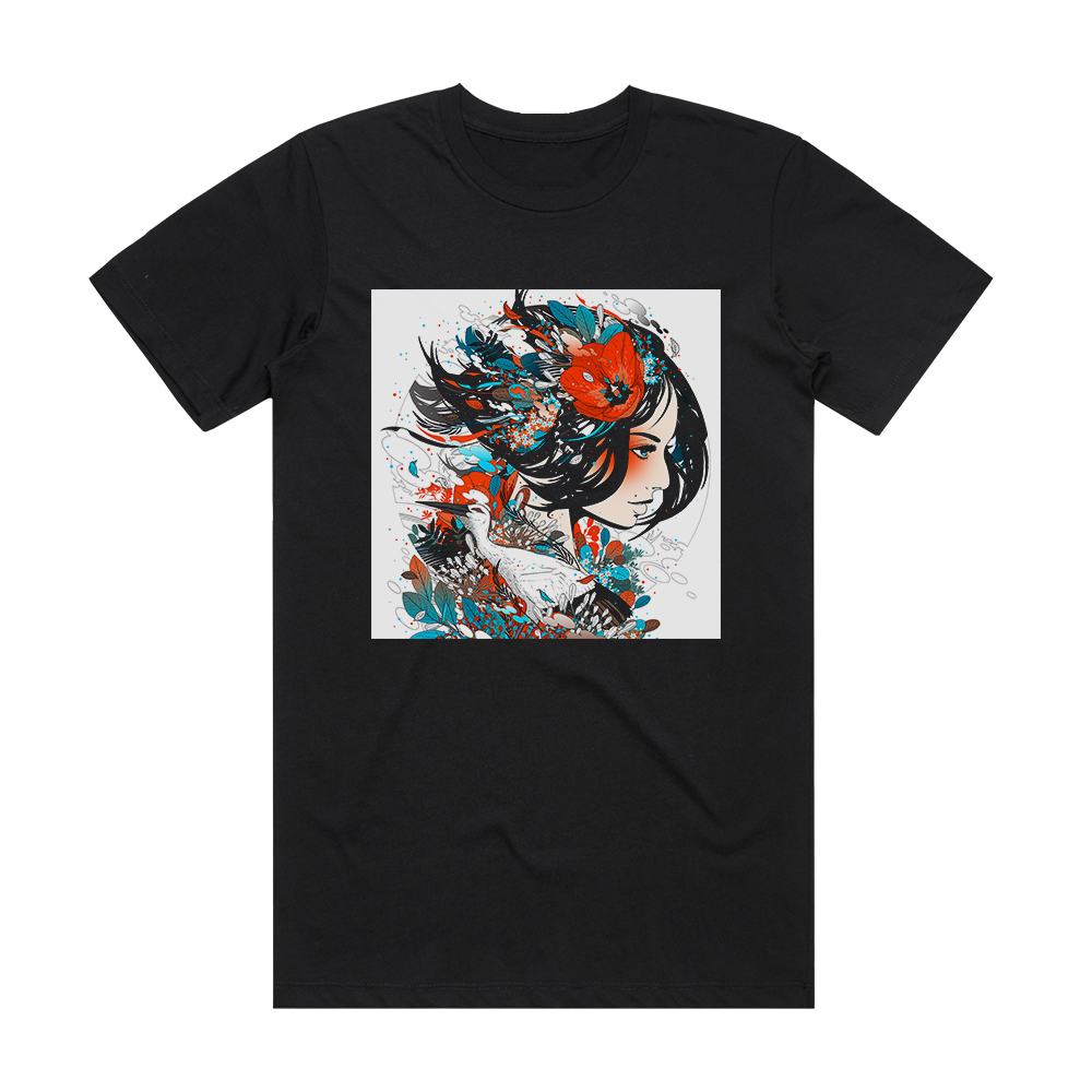 DJ Okawari Compass Album Cover T-Shirt Black – ALBUM COVER T-SHIRTS