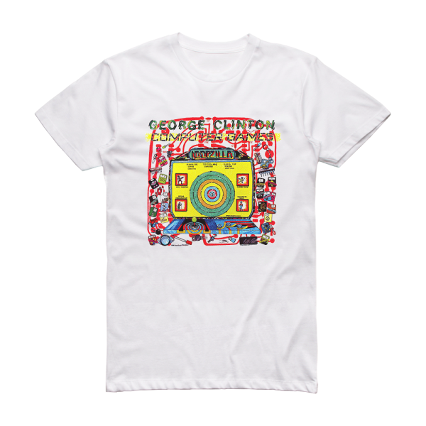 George Clinton Computer Games Album Cover T-Shirt White