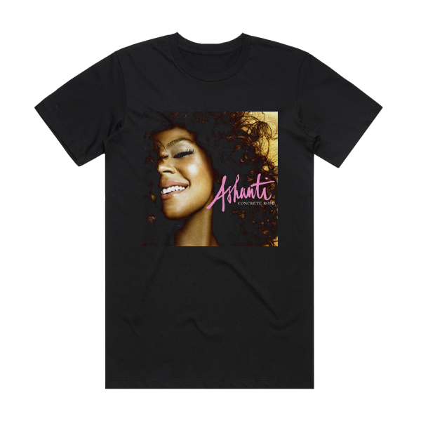 Ashanti Concrete Rose Album Cover T-Shirt Black – ALBUM COVER T-SHIRTS