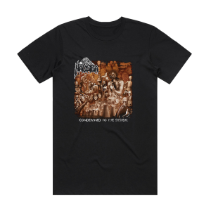 Nausea Condemned To The System Album Cover T-Shirt Black