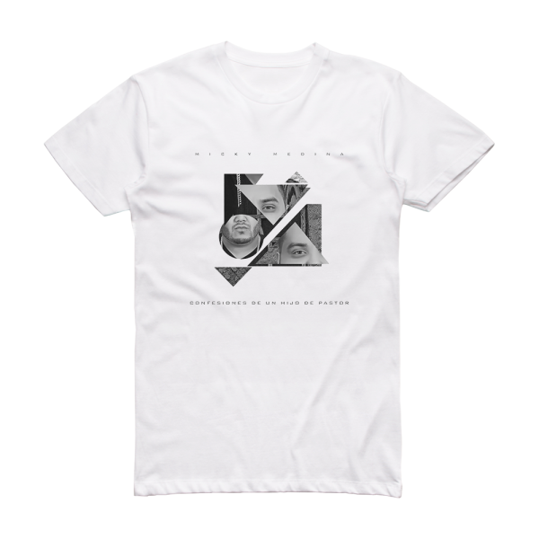 Micky Medina Confesiones De Un Hijo De Pastor Album Cover T-Shirt White