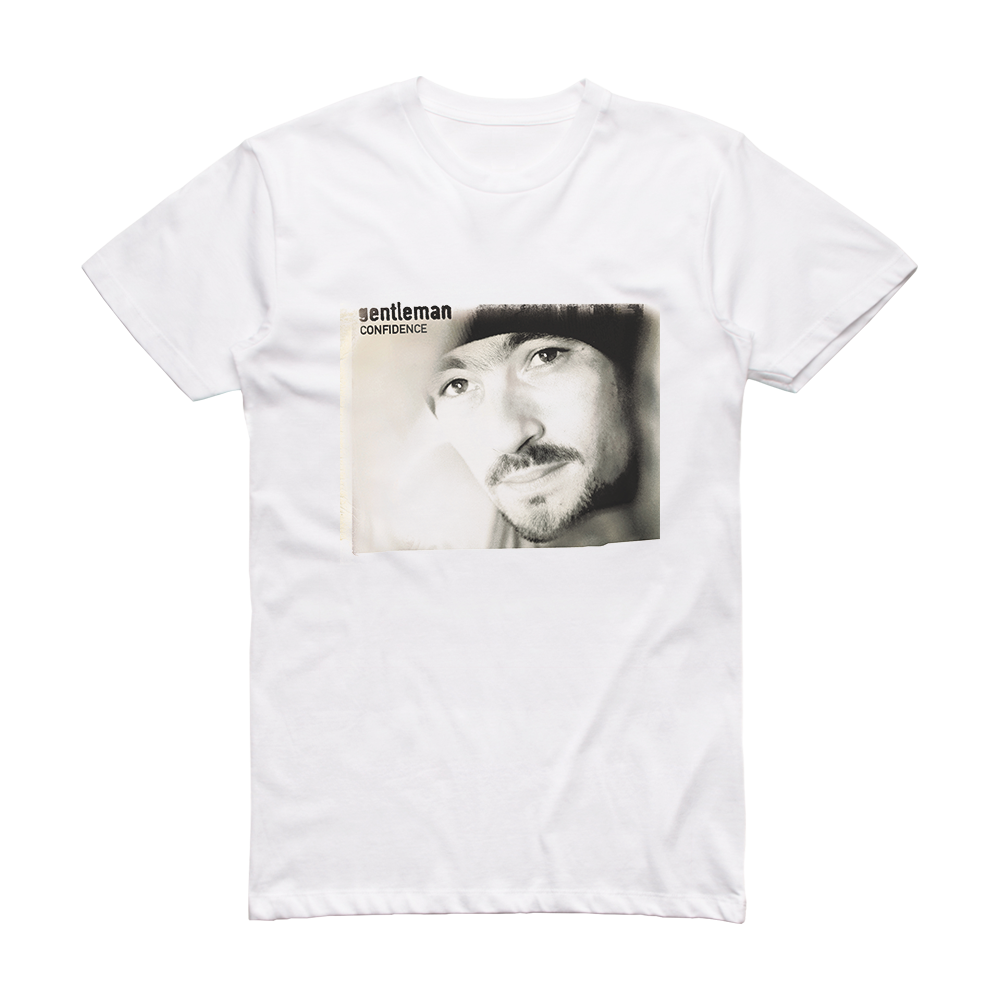 Gentleman Confidence Album Cover T-Shirt White