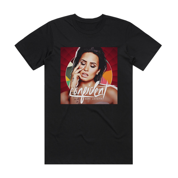 Demi Lovato Confident 2 Album Cover T-Shirt Black