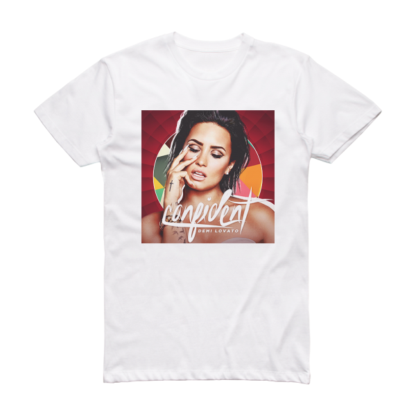 Demi Lovato Confident 2 Album Cover T-Shirt White