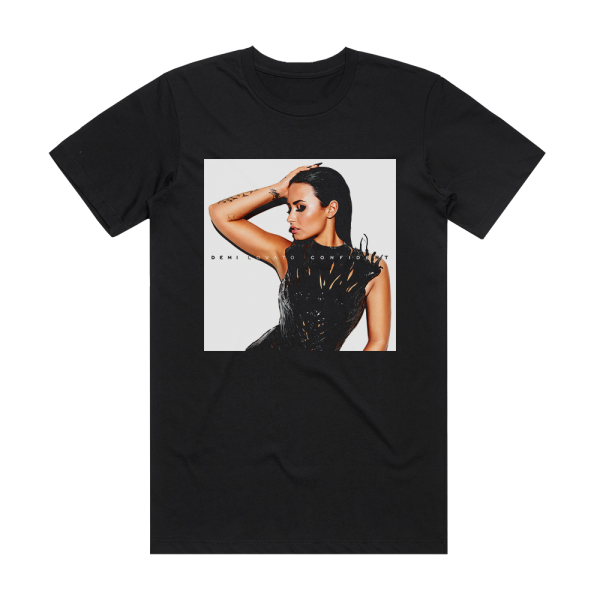 Demi Lovato Confident 4 Album Cover T-Shirt Black