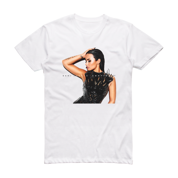 Demi Lovato Confident 4 Album Cover T-Shirt White